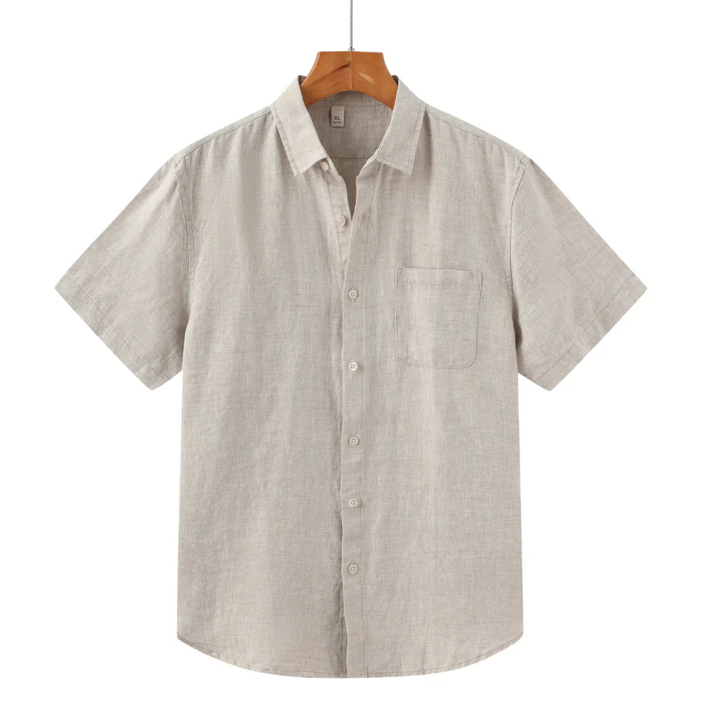 Cape Town Linen Shirt (Shortsleeve) - Alex Gerrard