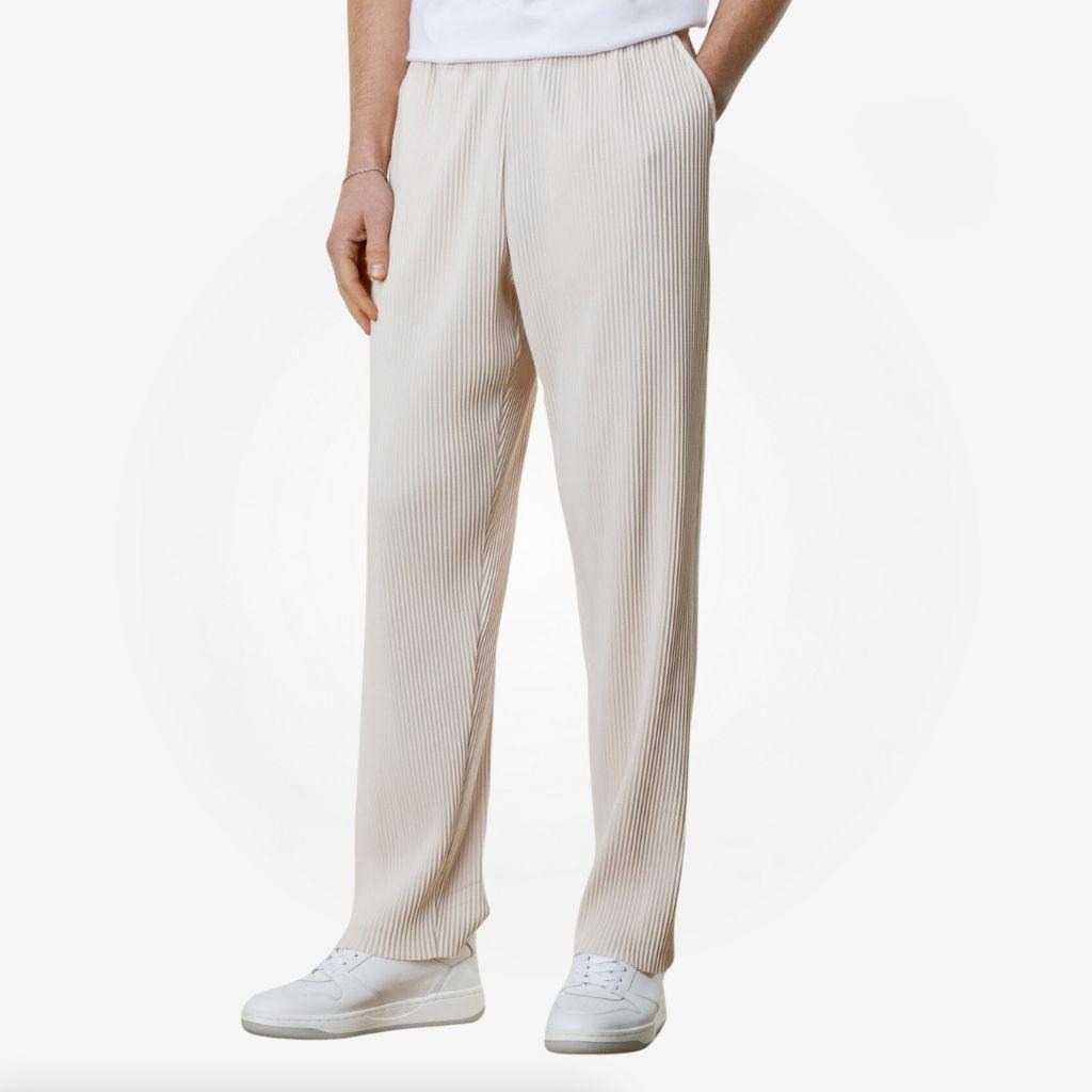 Raw Pleated Resort Pants - Alex Gerrard