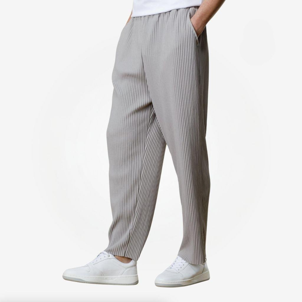 Gray Pleated Pants - Alex Gerrard