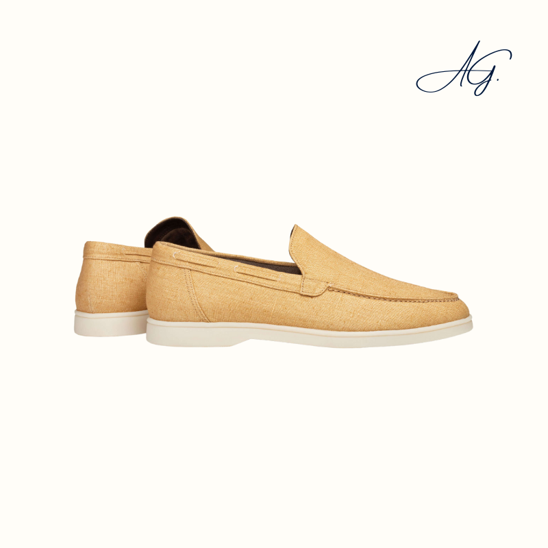 Honey Linen Yacht Loafers