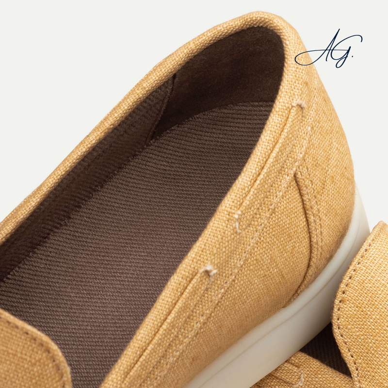 Honey Linen Yacht Loafers