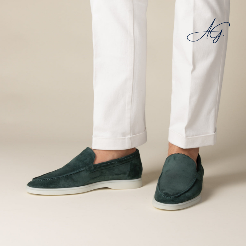 Forest Green Yacht Loafers