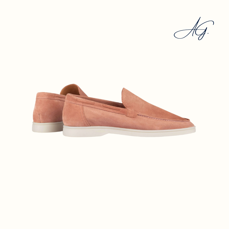 Dusty Pink Yacht Loafers