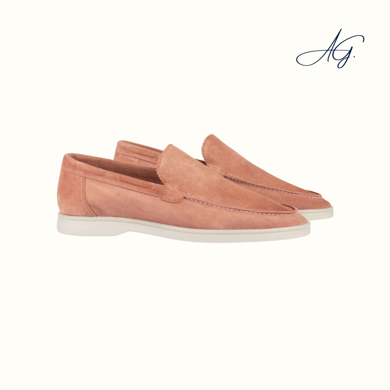 Dusty Pink Yacht Loafers