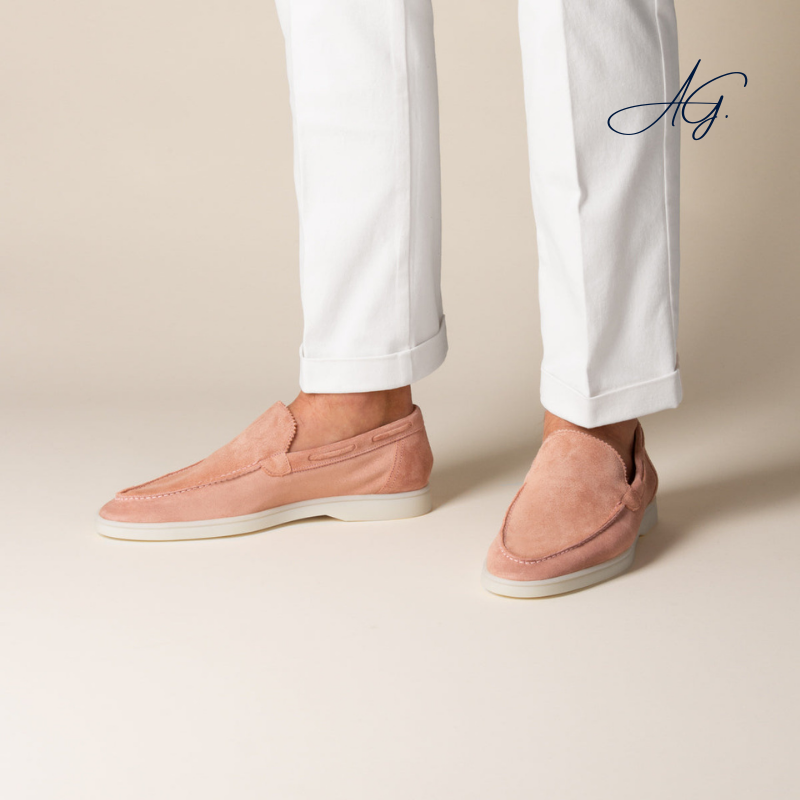 Dusty Pink Yacht Loafers