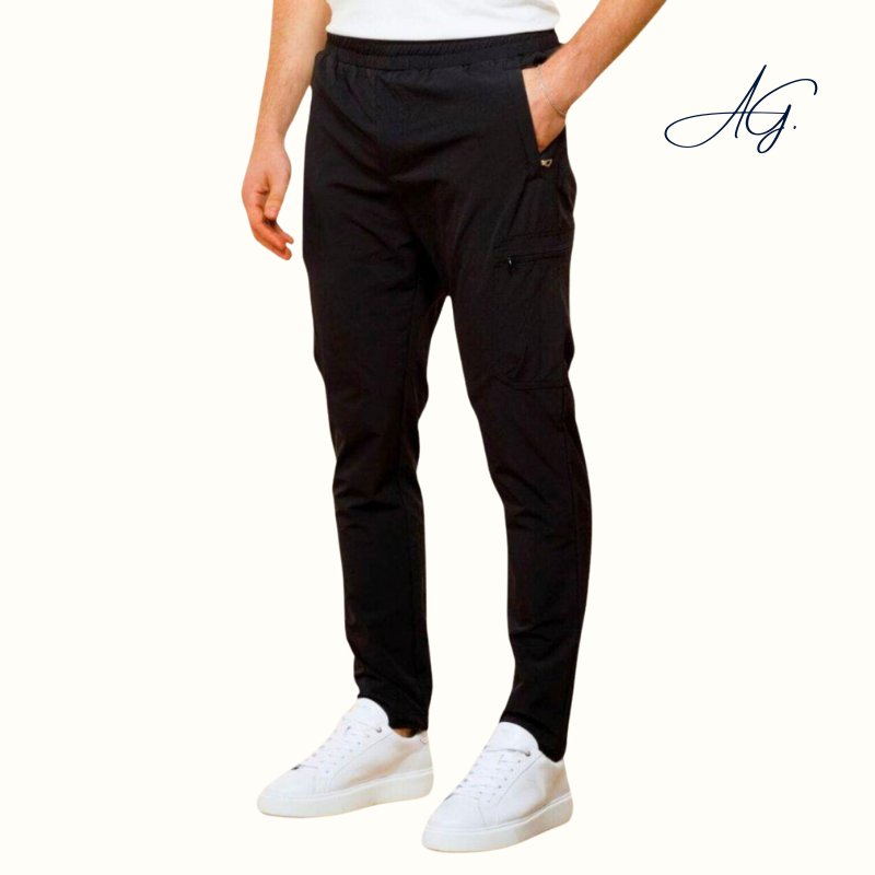 Black Traveler Cargo Pants - Alex Gerrard